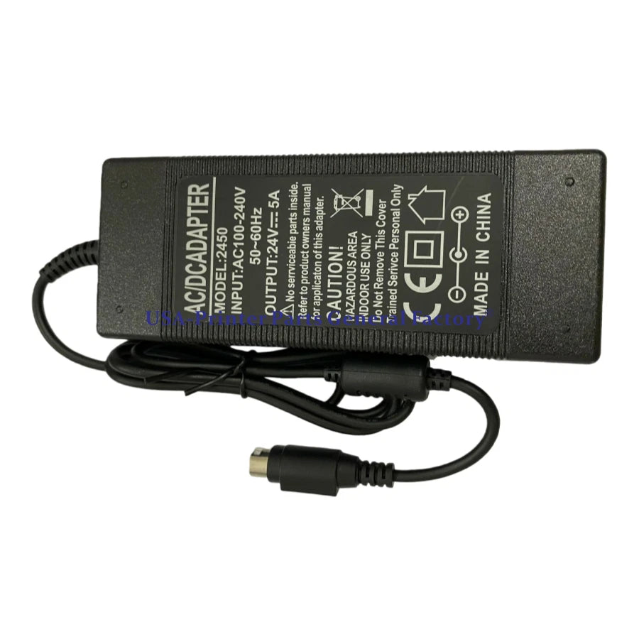 24V 5A 4pin AC Adapter Fits Effinet EFL-2202W FY2405000 LCD Monitor With Cable