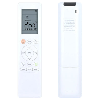 RG10N3(2HS)/BGEF Replacement Remote Control For Midea Air Conditioner