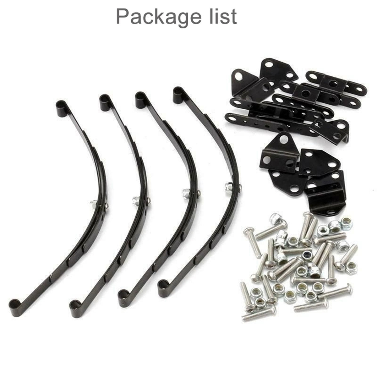 4PCS Metal Leaf Springs Damper Kit for 1:10 Tamiya SCX10 D90 TRX4 RC Car Chassis