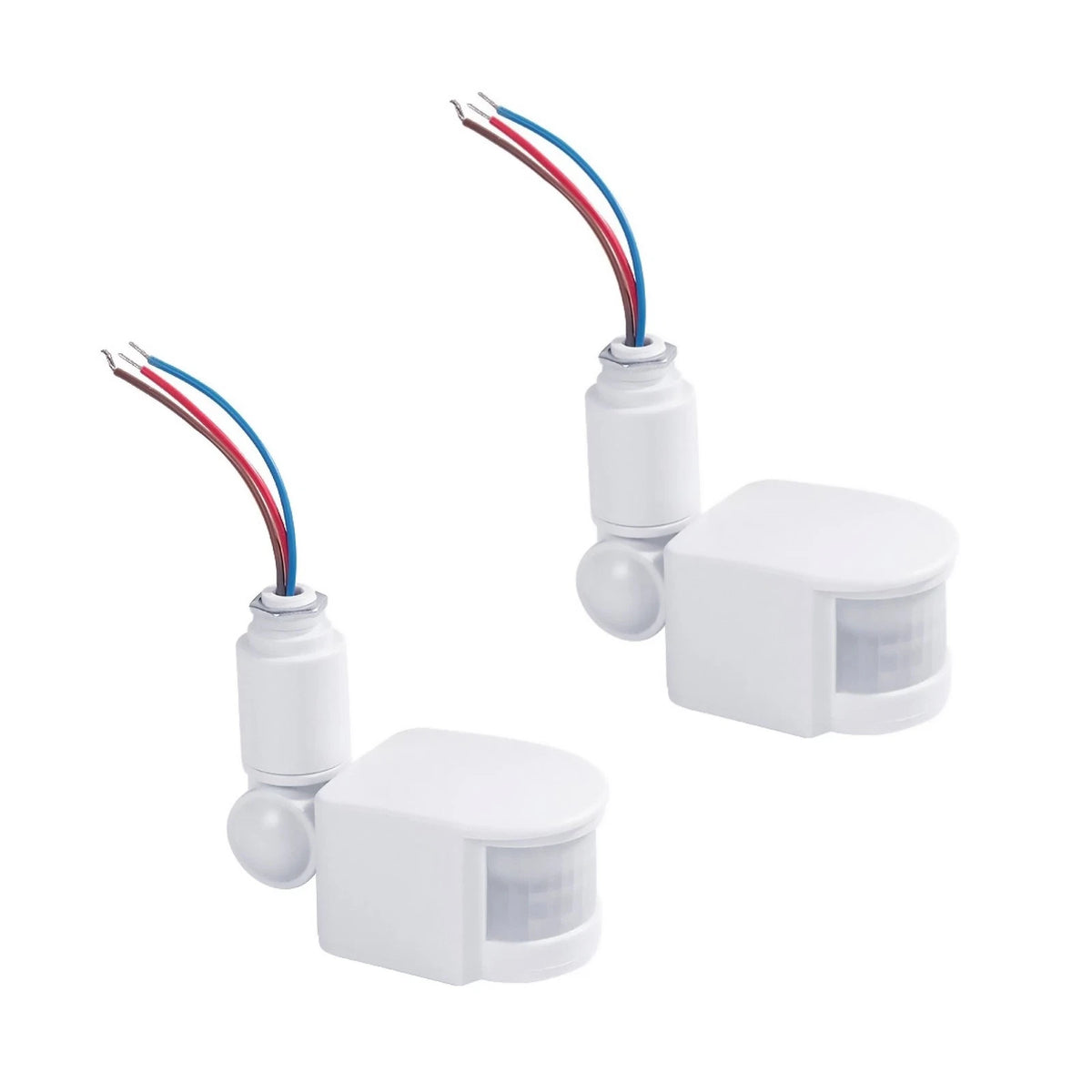 2pcs PIR Motion Sensor Switch Wall Light Switch Delay Time: 5s~8min (Adjustable)