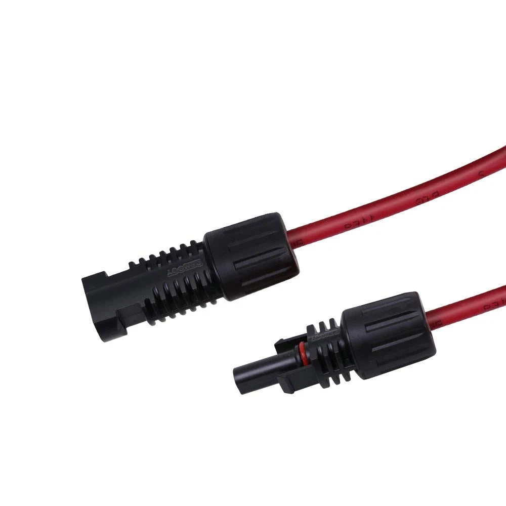 Renogy 20FT 12AWG Solar Panel 20FT12AWG, 1 Pair 20' 12 Gauge Red and Black