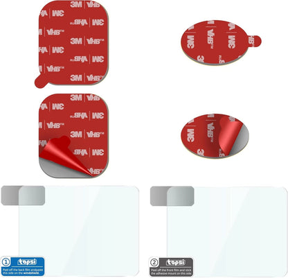 Adhesive Pads & Car Windshield Electrostatic Film for Mounting Nextbase Dash...