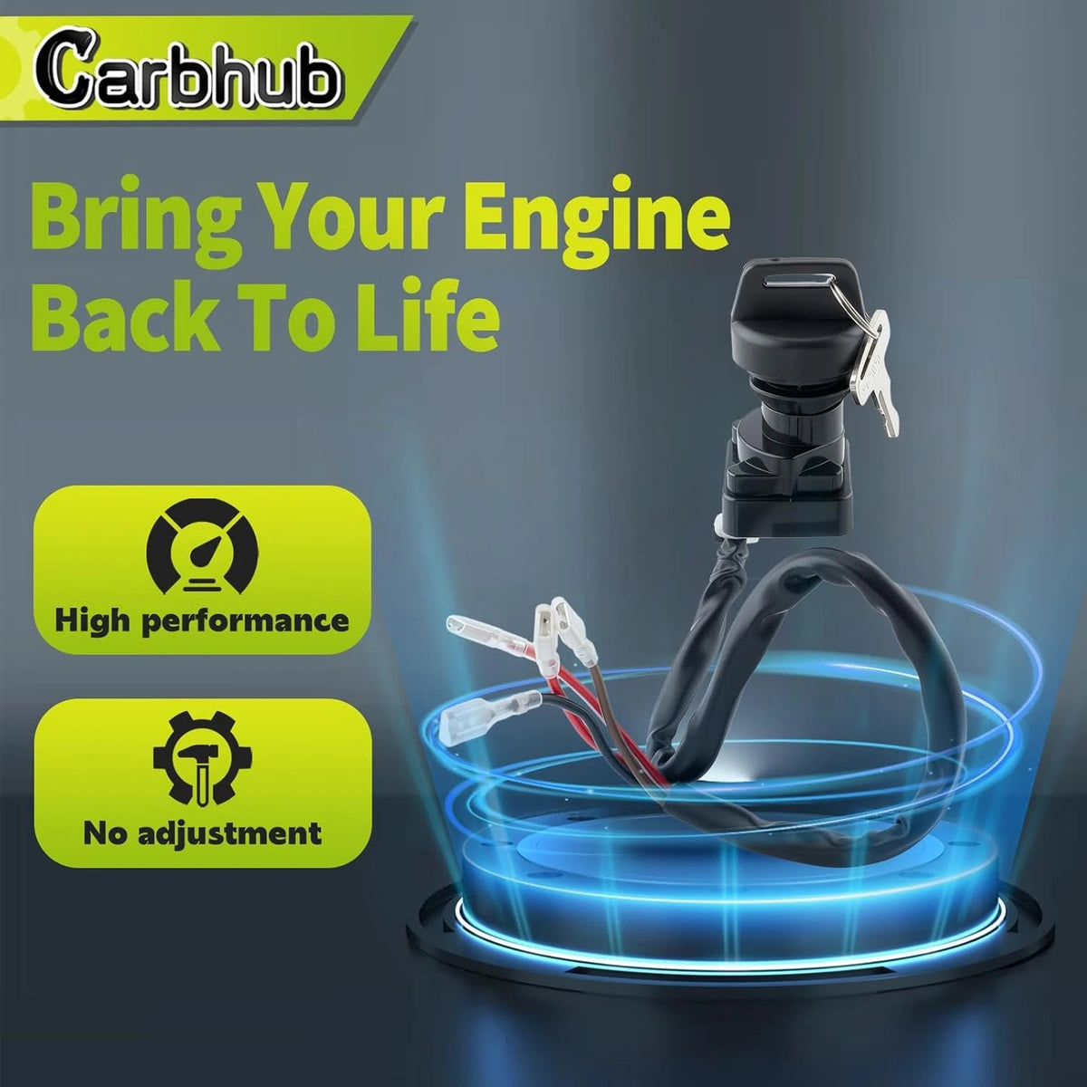 Carbhub Ignition Key Switch for Sportsman 335 500 4X4 Polaris Xpress 300...