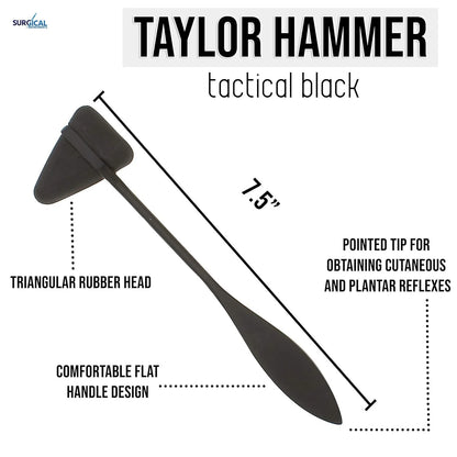 SURGICAL ONLINE Taylor Tomahawk Percussion Reflex Hammer for Black