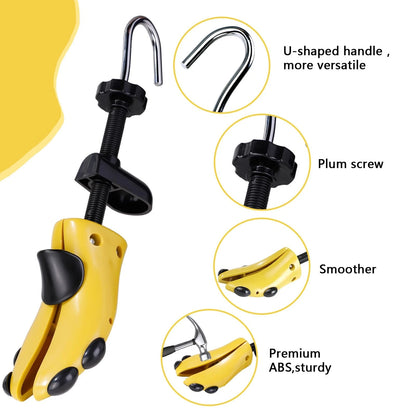 Msentuo Shoe Stretcher L (for Men's Size Us 10-13.5), Yellow