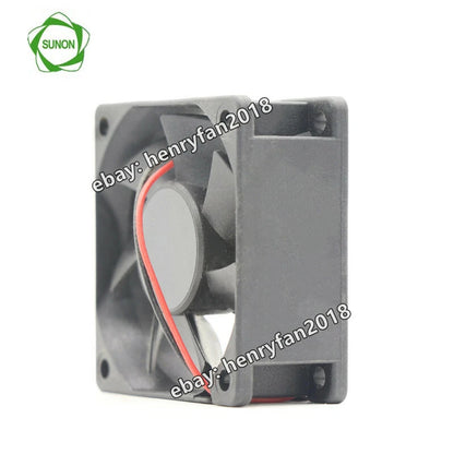 For SUNON Fan KDE1206PTV3 DC 12V 0.7W 60*60*25MM 2-Pin Slient CPU Cooling Fan