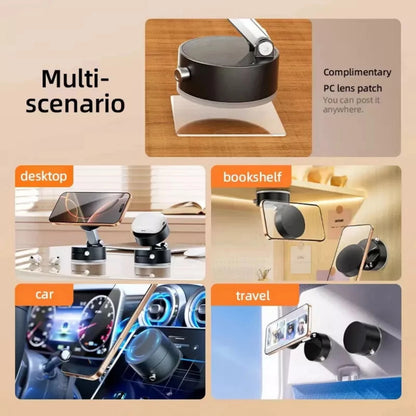 Universal Vacuum Suction Cup Folding Swivel Magsafe Bracket Lazy Phone Holder