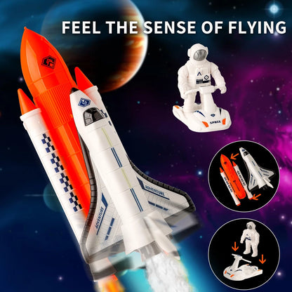 Wbzle Space Exploration Shuttle Toys, Explorer Toy Kit, Black Or Gray