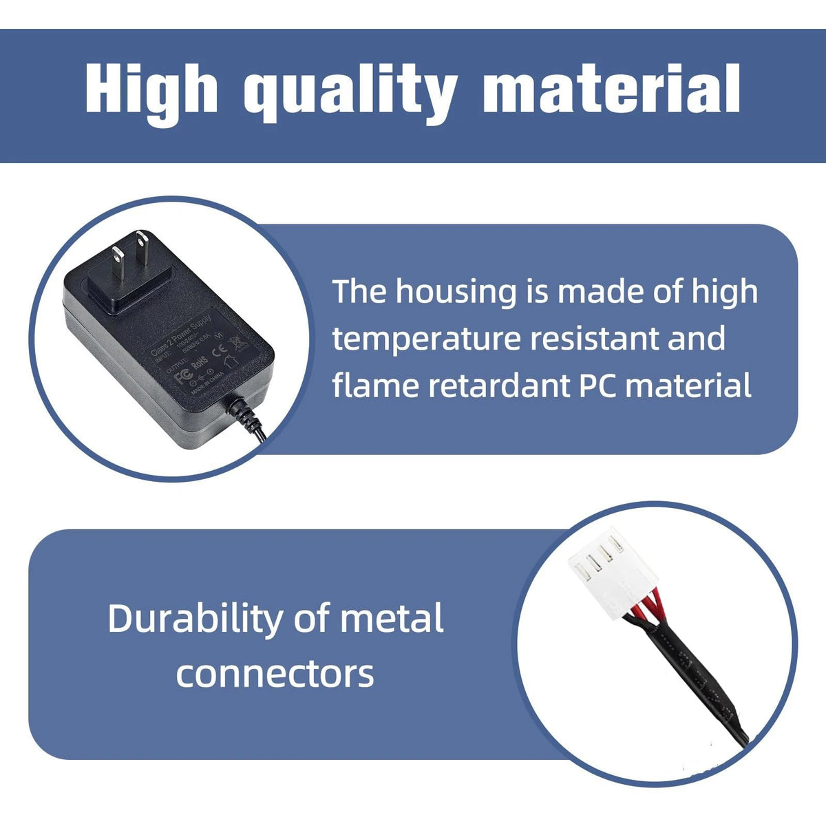 15V DC Power Cord Adapter for Soft Water Transformer Black