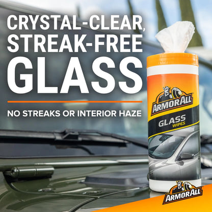 Armor All Car Cleaning Kit, Glass Wipes, 1 Count (Pack of 1), Multicolor