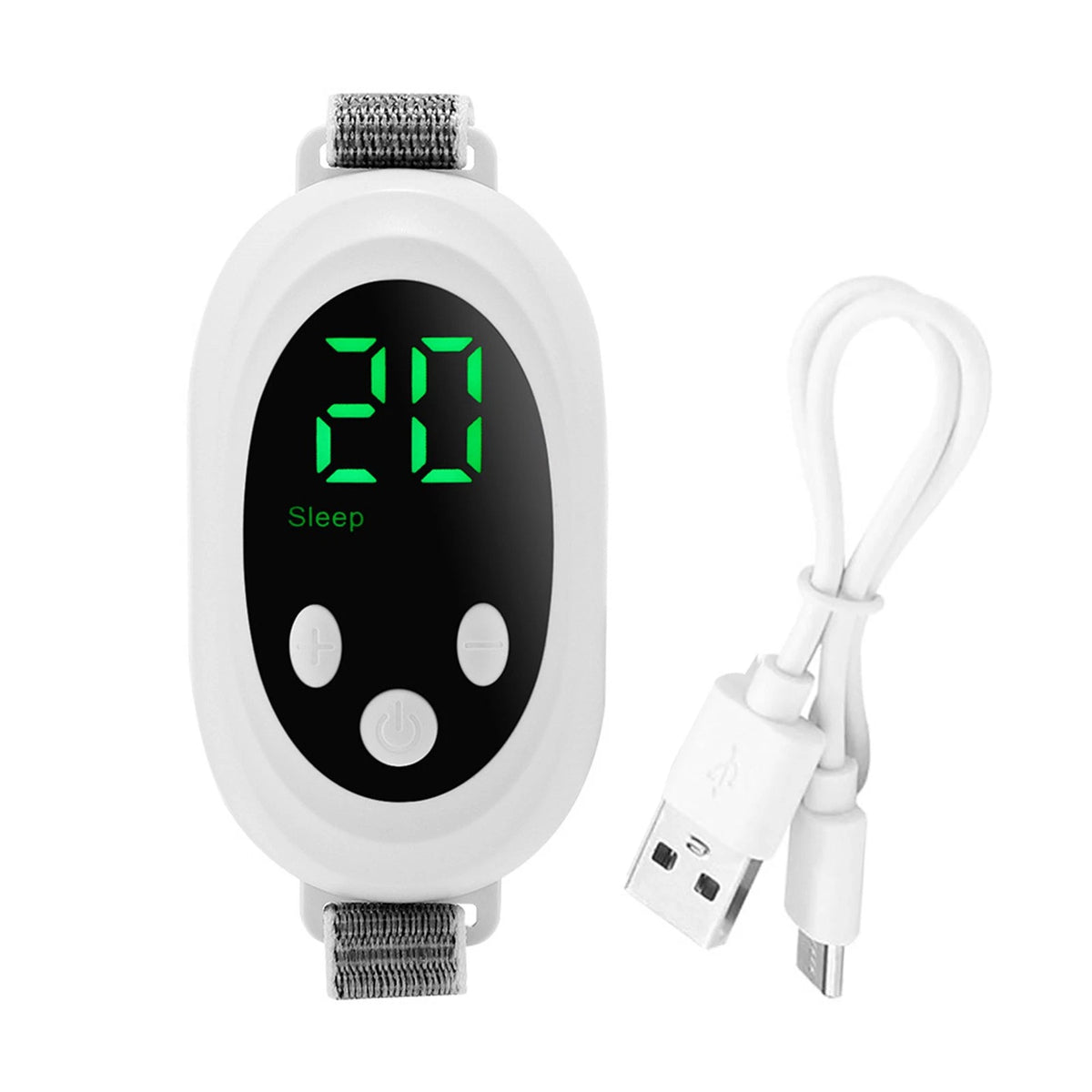 Insomnia Relief Device with Microcurrent Two Modes 20 Levels Adjustable Strap
