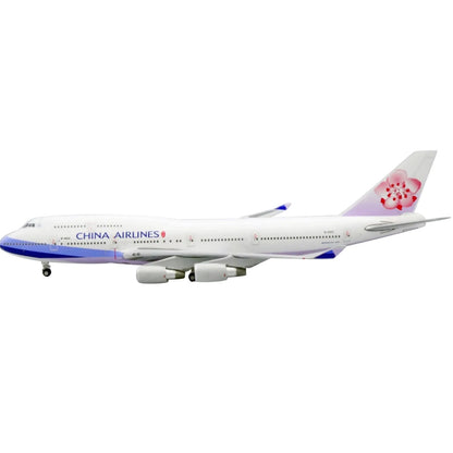 20cm Diecast Alloy 1/350 Scale China Airlines B747 Aircraft Model Scene