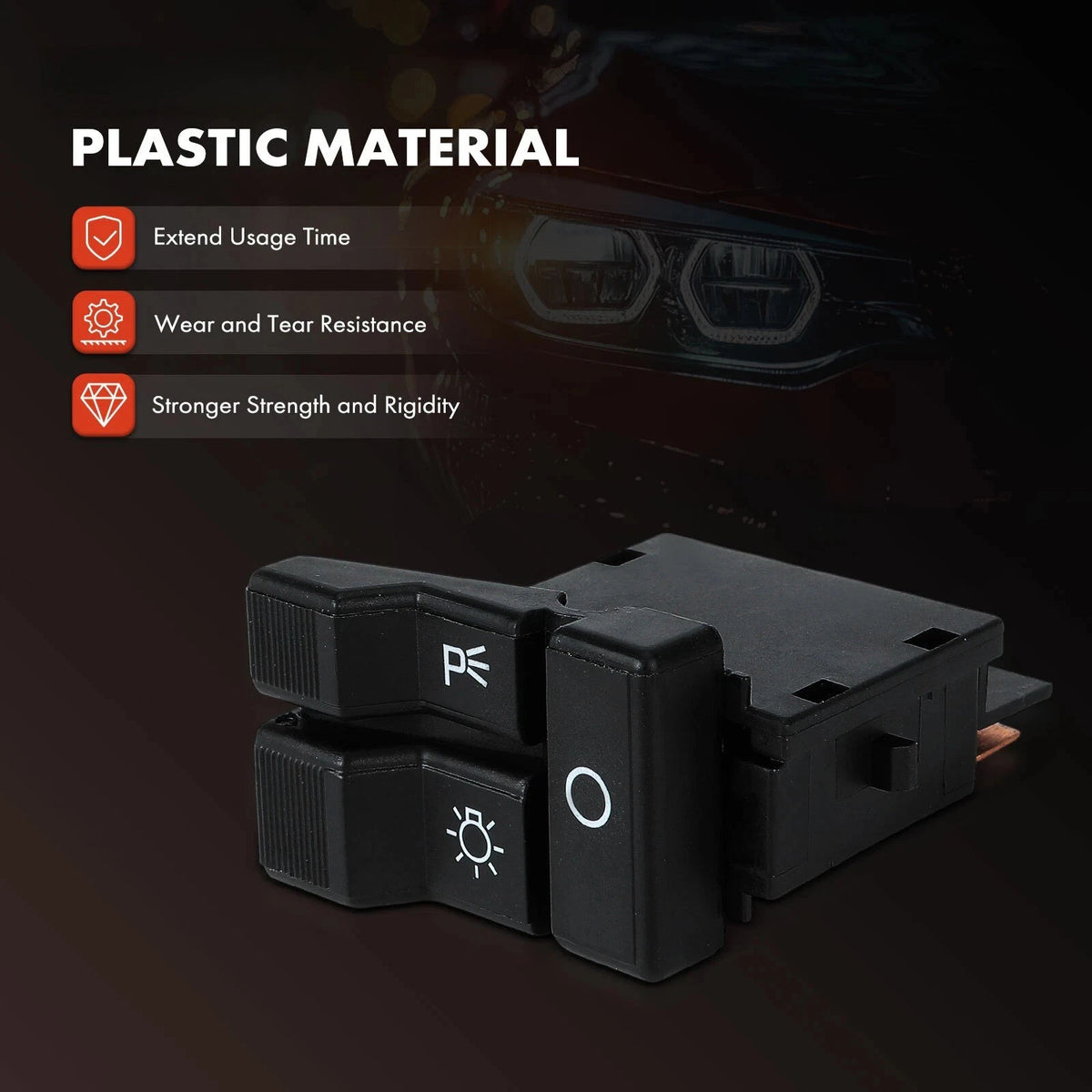 10496908 Light Switch For Chevy GMC C1500 K1500 C2500 K2500 3500 1988-1991