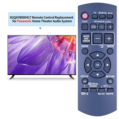 N2QAYB000417 Remote Control For Panasonic Home Theater SC-ZT1 SU-ZT1