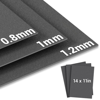 Arwnnklo Non-Asbestos Gasket Material - 14"*11" - 0.8mm / 1mm / 1.2mm -3 Pcs