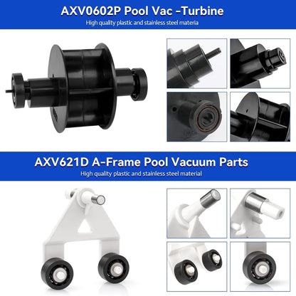 AXV621DAT Pool Cleaner Parts for Hayward Vacuum (All), Navigator Black