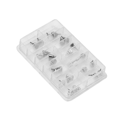 24Pcs Replacement Stainless Steel Watch Push Press Button Assortment Watchmaker