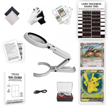 Card Centering Grading Tool for TCG Trading General specifications, Black Red