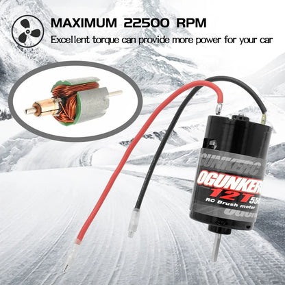 OGRC Motor 550 12T Brushed for Traxxas Slash Redcat ARRMA AXIAL HSP