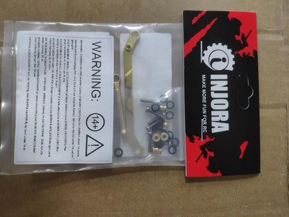 INJORA Brass Steering Links for FMS FCX24 Power Wagon Mud Racer 1/24 Upgrade...
