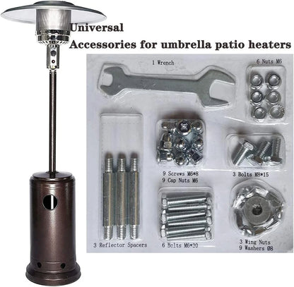 Replacement Hardware Bolt & Nut Set for Patio Heater - For Umbrella Heaters