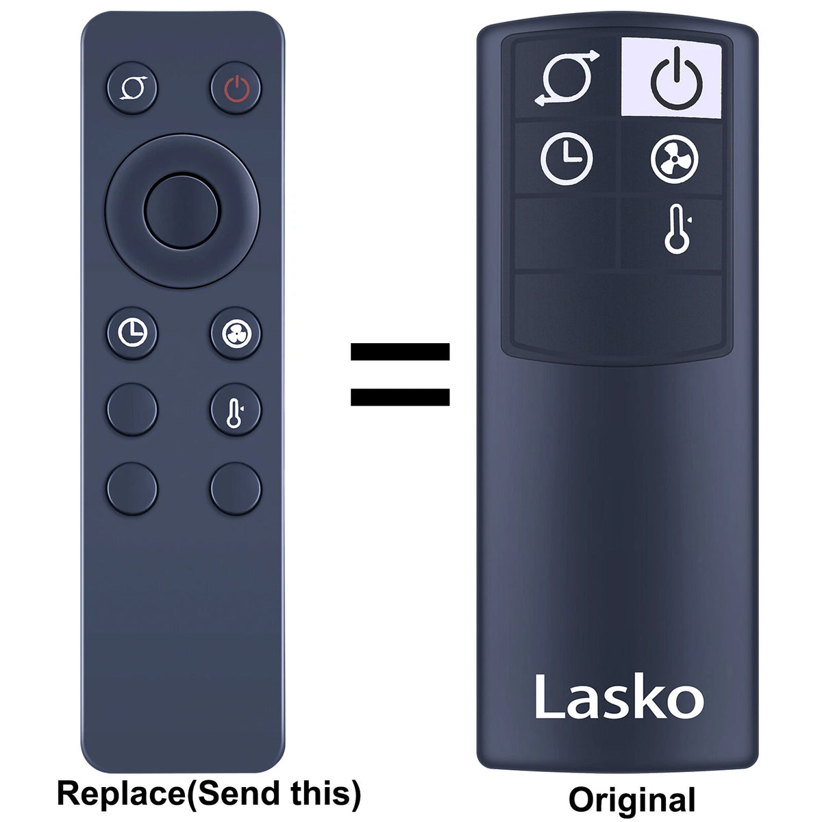 Replacement Remote Control For Lasko S18640 18" Elite Collection pedestal Fan
