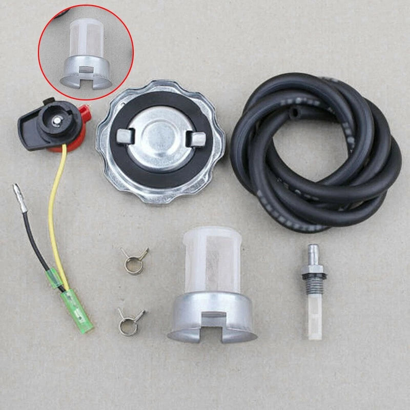 Fuel Tank Cap Kit For Honda GX160 GX200 GX270 GX340 GX390 Engine Off Switch