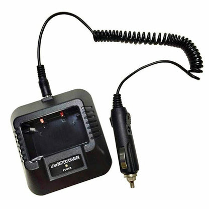Car Lighter Slot Charger Cable Line For BaoFeng UV-5R UV-9R PLUS 5.5mm Plug