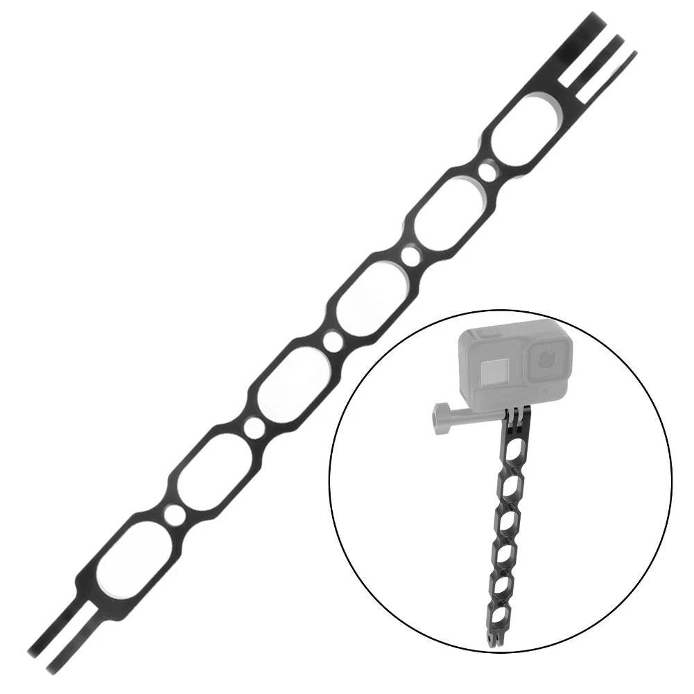 Angle Adjust Alloy Extension Rod Arm Mount Helmet For Gopro Max For Insta.360;