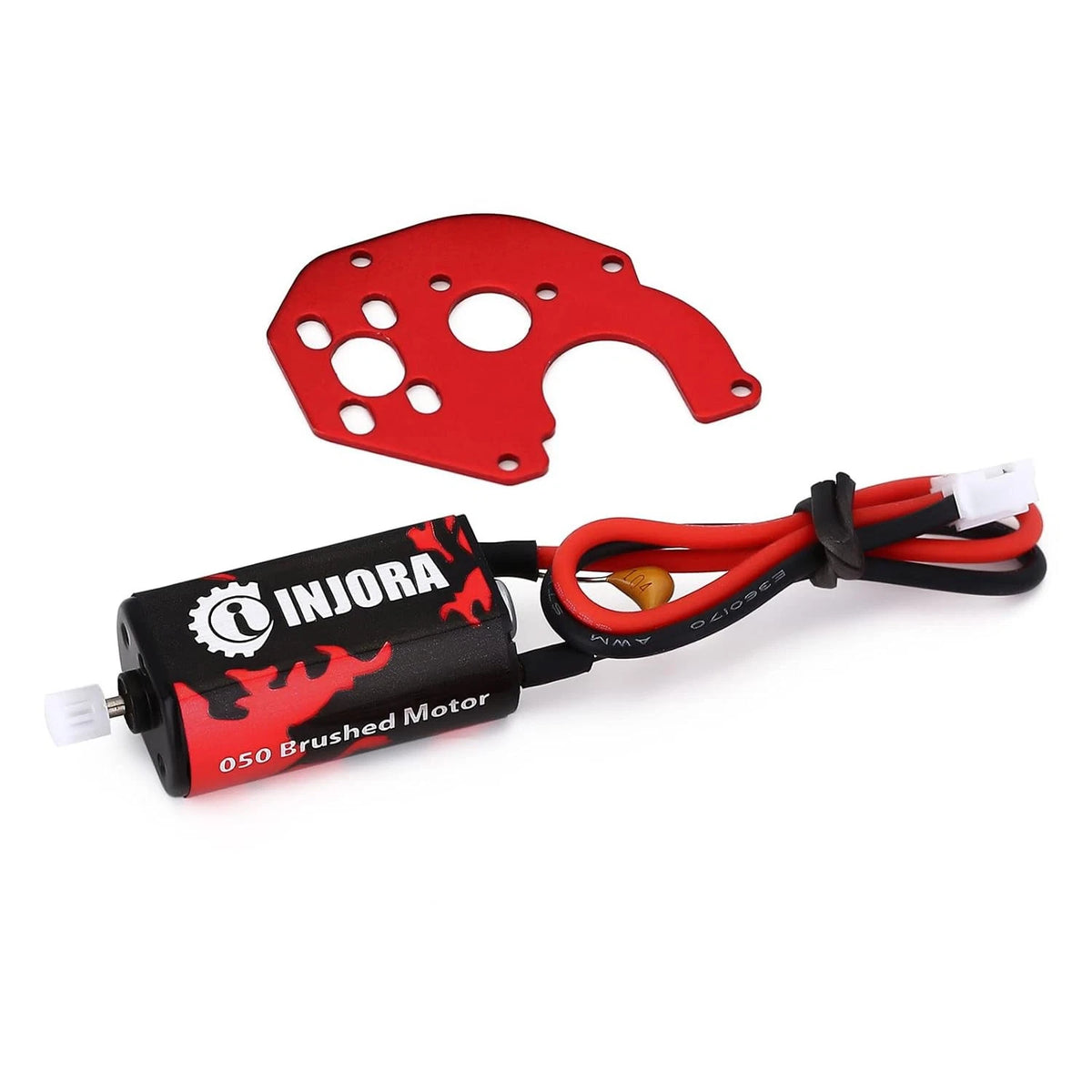 INJORA RC Motor II 050 66T Brushed with Metal Mount for SCX24...