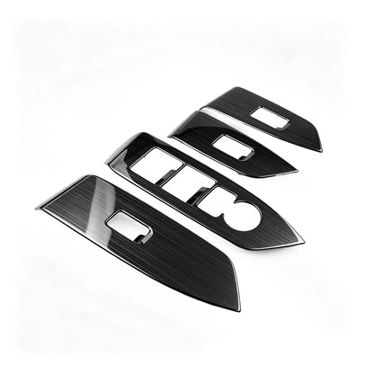 4Pack Car Window Switch Panel Cover Decorative Trim For Mazda CX-5 CX5 2017 2018