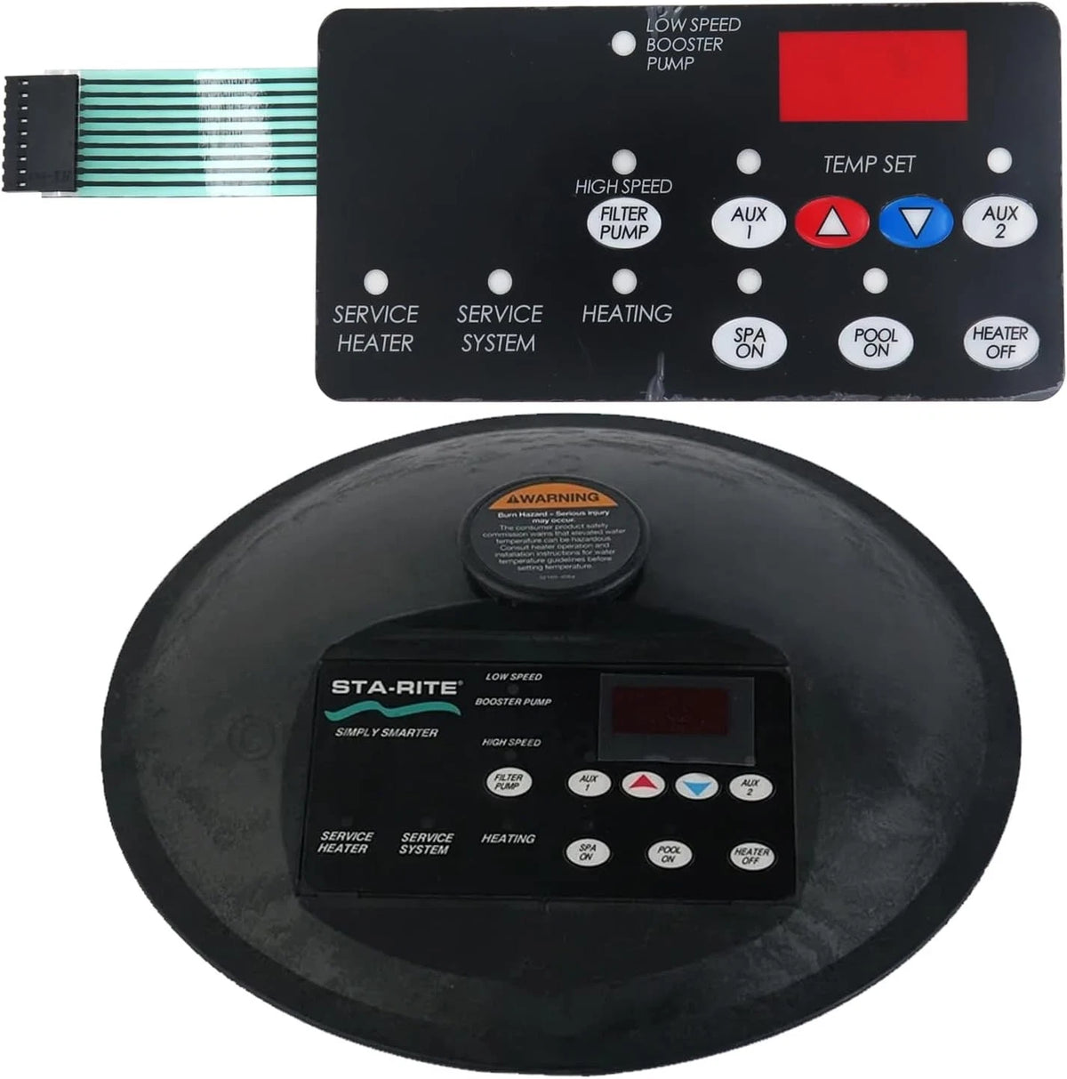 42001-0055 8 Button Membrane 77707-0004 Pool Heater Compatible with Sta-Rite...