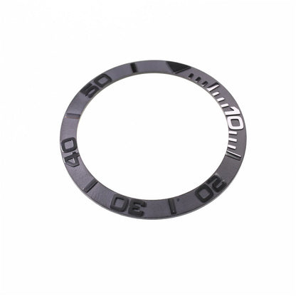 38mm Ceramic Watch Bezel Black For Seiko Yacht-Master Diver SKX007/009/011 vq