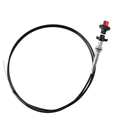 55204 Multi Purpose Control Cable ith 2 In. Black Knob, 10 Ft. Length Universal