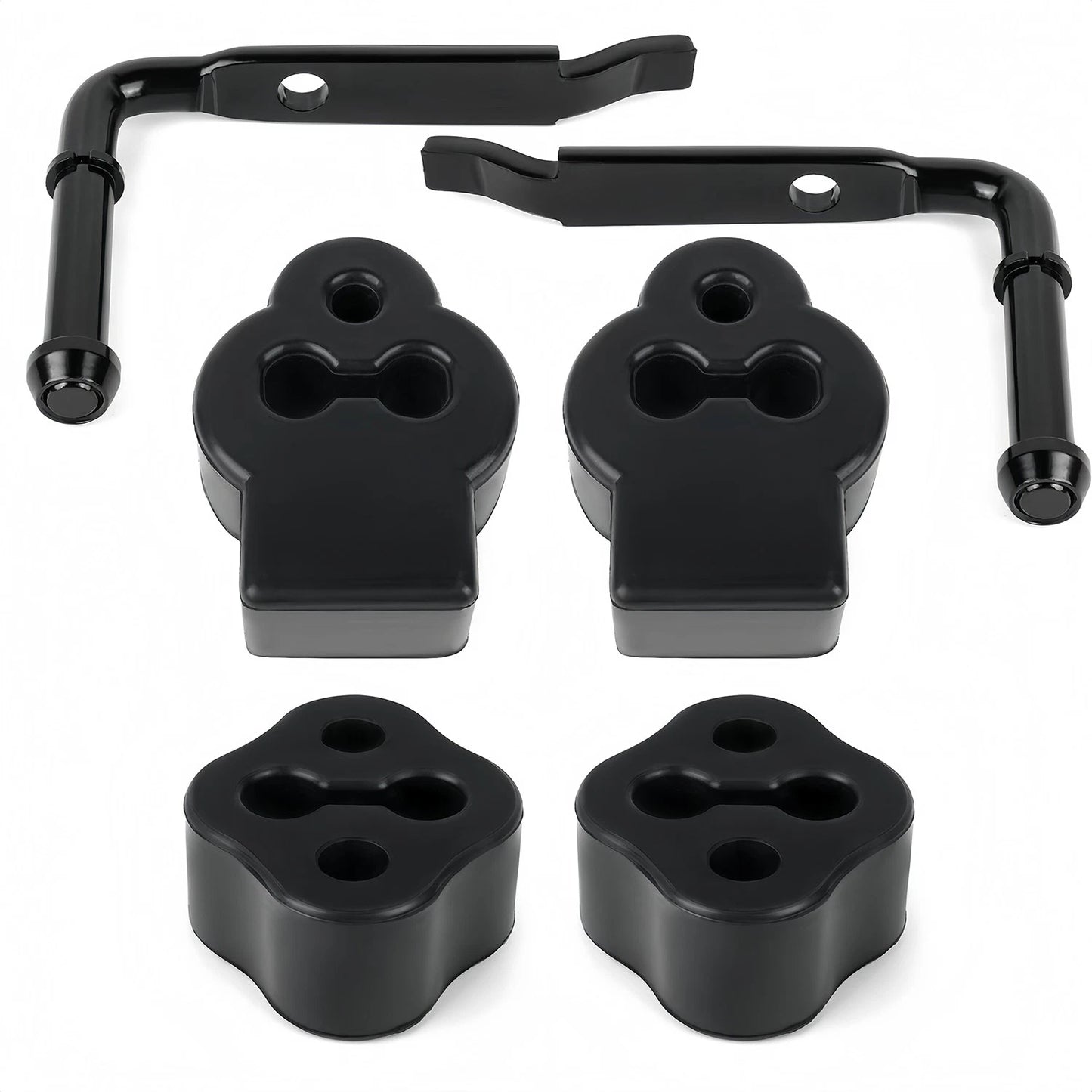 6PCS Rubber Isolators & Support Brackets for Lincoln Town Car 2003-2011,2003-04