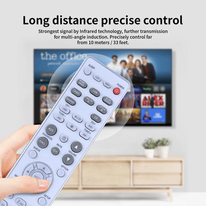 RC-1222 Remote Control For Denon Hi-Fi All-in-One Network CD Receiver RCD-N10