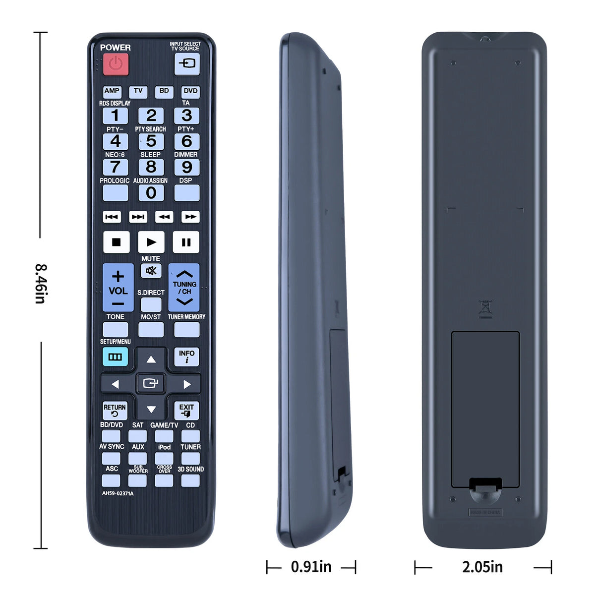 AH59-02371A Remote Control For Samsung AV Receiver HW-D700 HW-D770S HW-D600