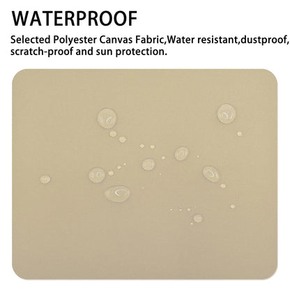 Gheeidau Canvas Repair Patch 9×11 Inch 3Pcs Waterproof 9"×11"×3PCS, Beige