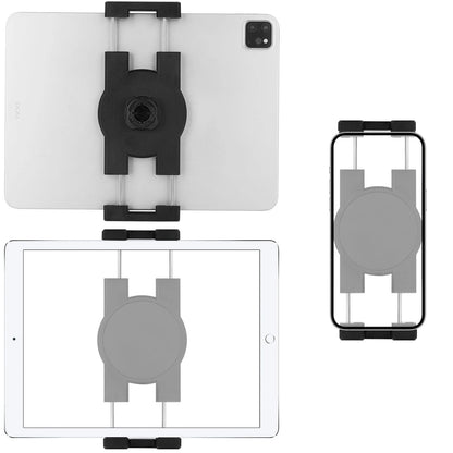 Tablet Holder Clamp Clip Mount Replacement with 17mm Ball Joint Socket Black