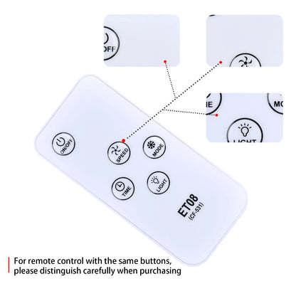 Remote Control For JOUJBAIL ET08 CF-531 Portable Air conditioner/cooling Fan