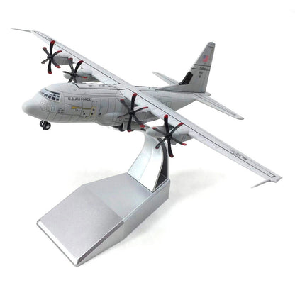 1/200 Alloy USAF C-130 Hercules Transport Aircraft  Diecast Airplane With Stand