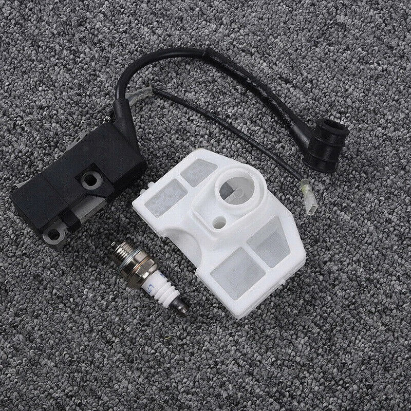 Ignition Coil + Air Filter+Spark Plug For 4500 5200 5800 45/52 /58cc Chainsaw