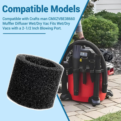 Bularie 8 Pcs Muffler Diffuser Foam Replacement Parts, Compatible with...