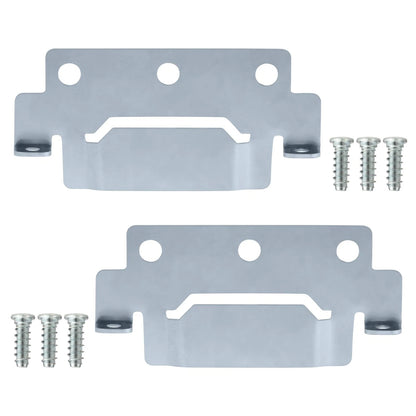 Spare Hardware Parts 139301 Mounting Plates Bed Frame Brackets and Silver