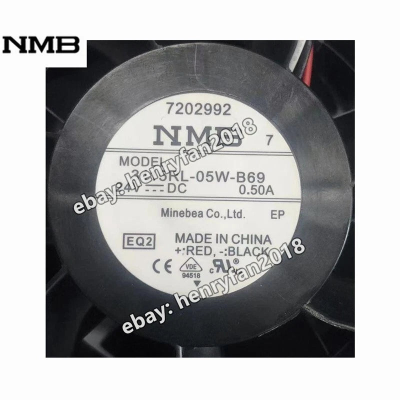 NMB 3115RL-05W-B69 DC 24V 0.50A 80*80*38MM For  Schneider Inverter Cooling Fan