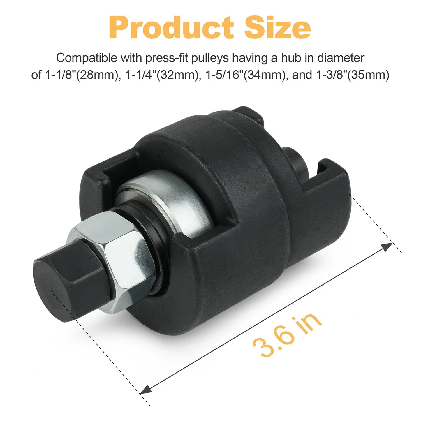 Alternator Remover Power Steering Pump Pulley Puller Installer Tool For Ford