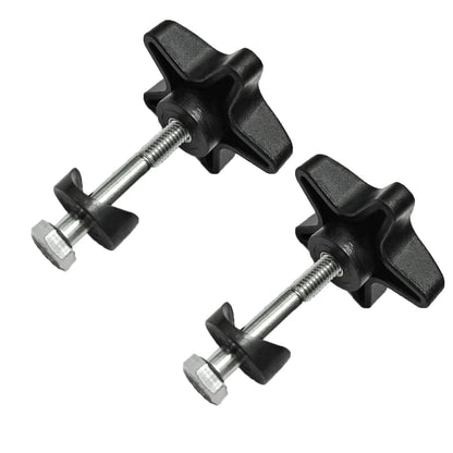 CHYDST 2 Sets Rollator Walker Replacement Knobs, Drive Black