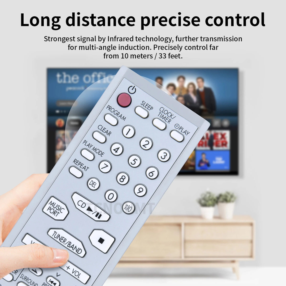 N2QAYB000145 Remote Control For Panasonic CD Stereo Audio System SA-PM4