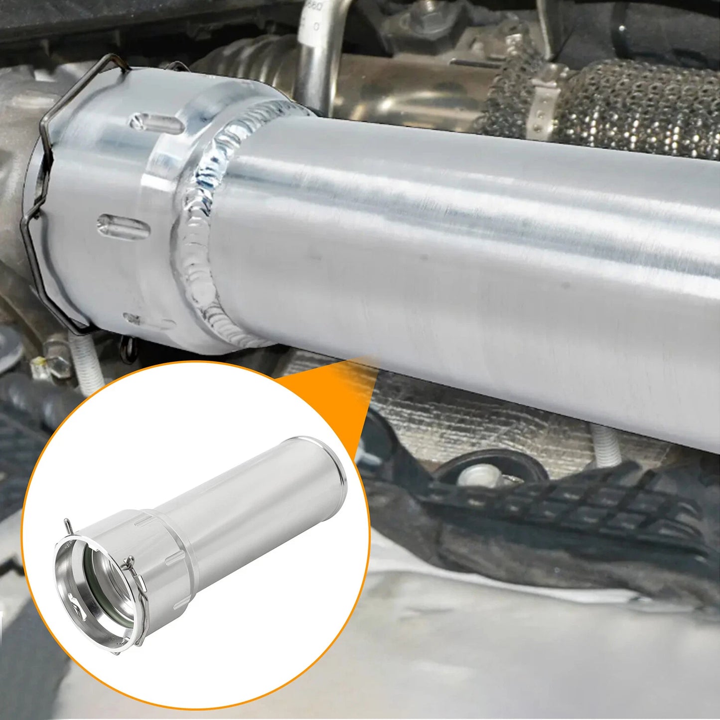 Upgraded Turbo Resonator Tube Compatible with 2020+ Chevrolet/GMC 3.0L Duramax