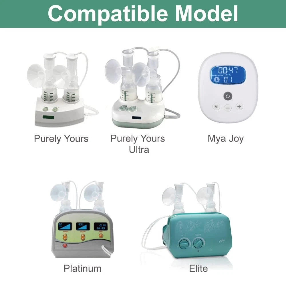 Maymom Pump Valve Compatible with Ameda Purely 4 Count (Pack of 1), White